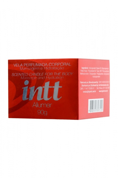 Массажная свеча ALLUMER Vanilla с ароматом ванили - 90 гр. - INTT - купить с доставкой в Санкт-Петербурге