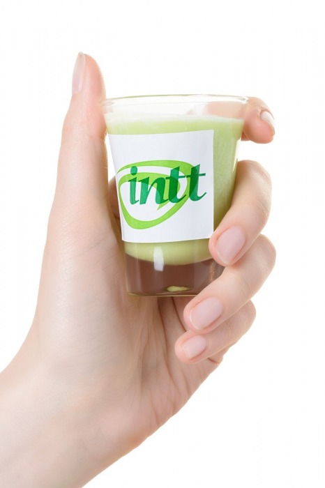 Массажная свеча для поцелуев Caiprinha с ароматом лайма - 30 гр. - INTT - купить с доставкой в Санкт-Петербурге