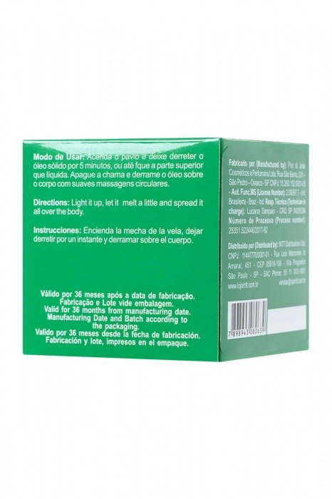 Массажная свеча для поцелуев Mint с ароматом мяты - 30 гр. - INTT - купить с доставкой в Санкт-Петербурге