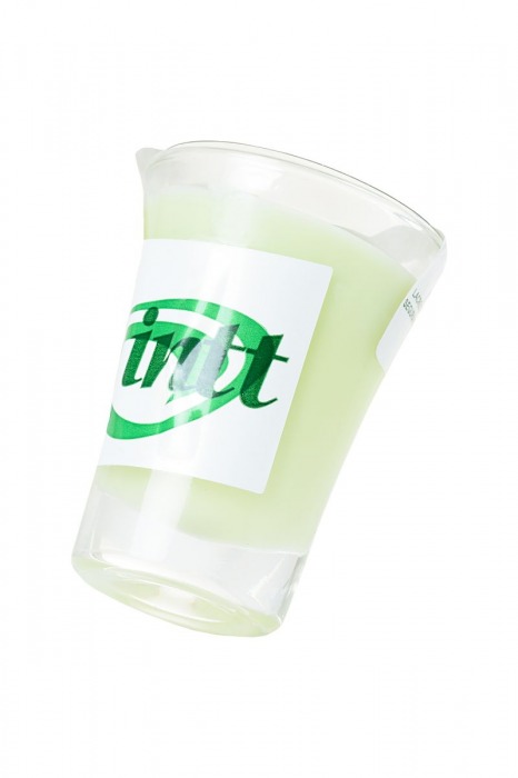 Массажная свеча для поцелуев Mint с ароматом мяты - 30 гр. - INTT - купить с доставкой в Санкт-Петербурге