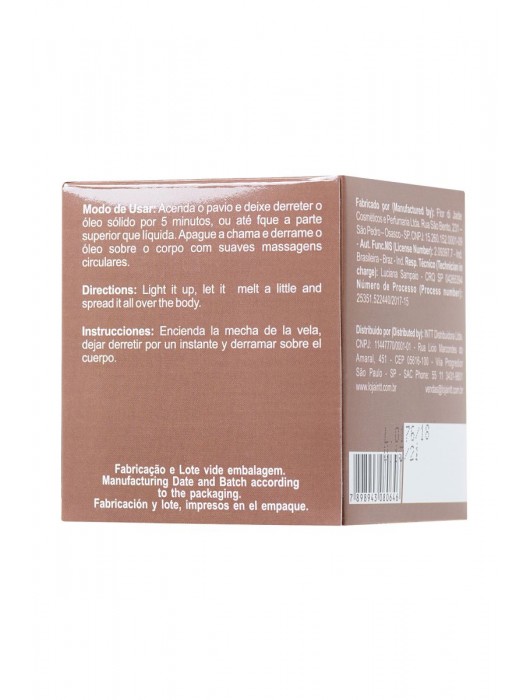 Массажная свеча для поцелуев Nutella с ароматом Нутеллы - 30 гр. - INTT - купить с доставкой в Санкт-Петербурге