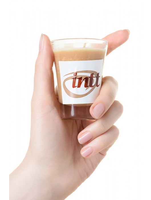Массажная свеча для поцелуев Nutella с ароматом Нутеллы - 30 гр. - INTT - купить с доставкой в Санкт-Петербурге