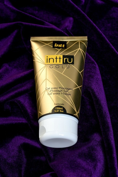 Массажный гель Gold с цветочным ароматом - 150 мл. - INTT - купить с доставкой в Санкт-Петербурге
