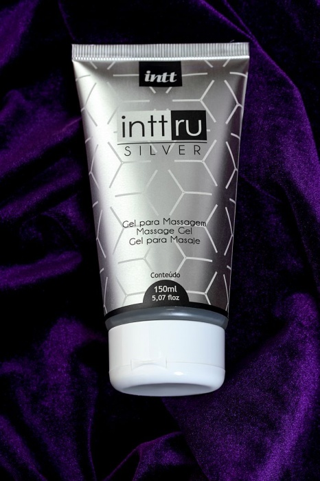 Массажный гель Silver с фруктовым ароматом - 150 мл. - INTT - купить с доставкой в Санкт-Петербурге