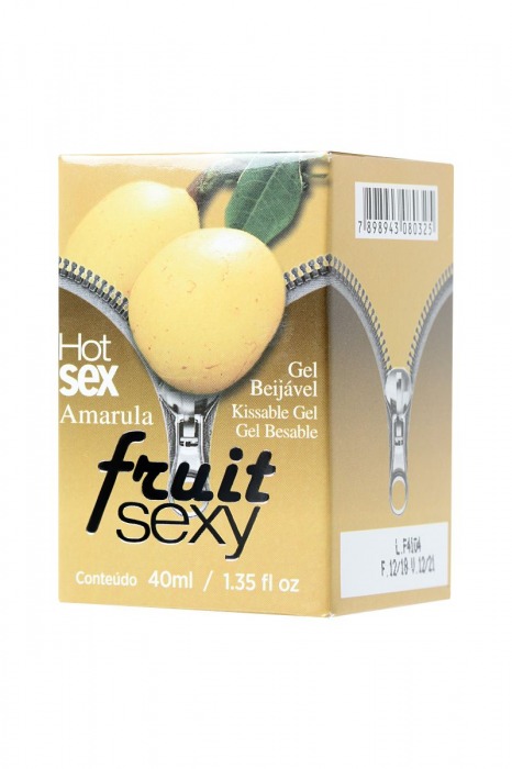 Массажное масло FRUIT SEXY Amarula с ароматом ликера и разогревающим эффектом - 40 мл. - INTT - купить с доставкой в Санкт-Петербурге