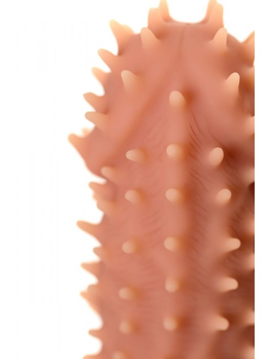 Телесная реалистичная насадка KOKOS Extreme Sleeve 07 с дополнительной стимуляцией - 12,7 см. - KOKOS - в Санкт-Петербурге купить с доставкой