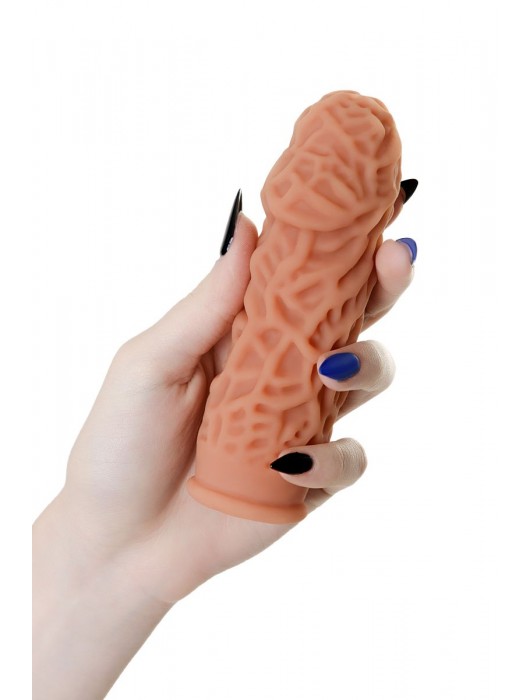 Телесная реалистичная насадка KOKOS Extreme Sleeve 12 с дополнительной стимуляцией - 12,7 см. - KOKOS - в Санкт-Петербурге купить с доставкой