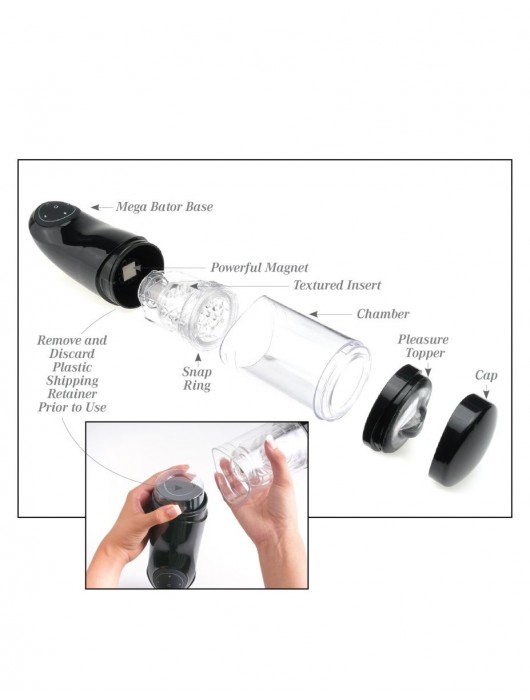 Прозрачный автоматический мастурбатор-анус Mega-Bator Ass - Pipedream - в Санкт-Петербурге купить с доставкой
