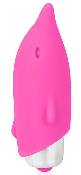 Розовый стимулятор-дельфинчик - Bior toys