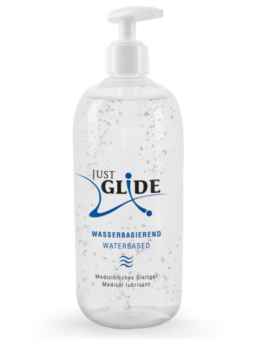 Гель-смазка на водной основе Just Glide с дозатором - 500 мл. - Orion - купить с доставкой в Санкт-Петербурге