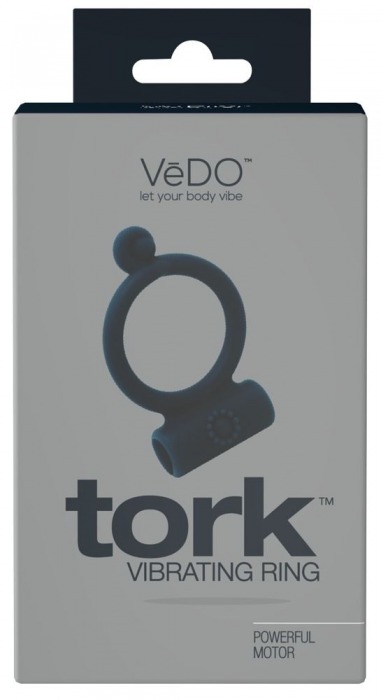 Чёрное виброкольцо VeDO Tork - VeDO - в Санкт-Петербурге купить с доставкой