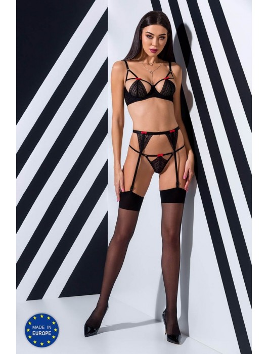 Изысканный комплект белья Perita со стреп-лентами (большой размер) - Passion купить с доставкой
