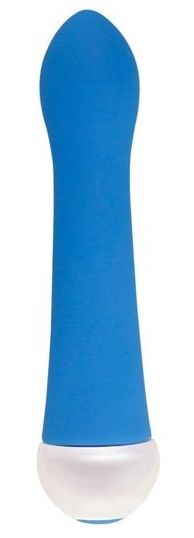 Синий вибратор Fashion Succubi Caressing Vibe - 14,5 см. - Howells