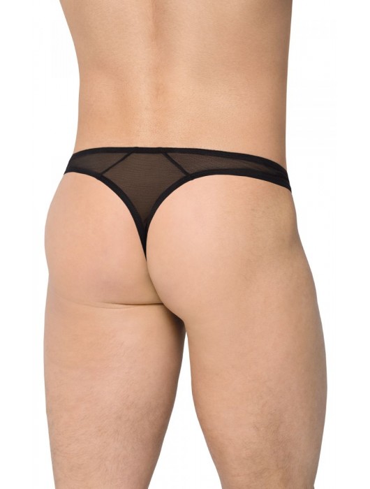 Сексуальные трусы с крупной сеткой по центру - SoftLine купить с доставкой