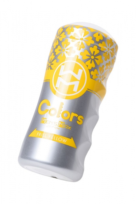Мультирельефный мастурбатор MensMax Colors - Frill Yellow - Men sMax - в Санкт-Петербурге купить с доставкой