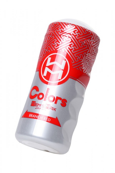 Мультирельефный мастурбатор MensMax Colors - Branch Red - Men sMax - в Санкт-Петербурге купить с доставкой