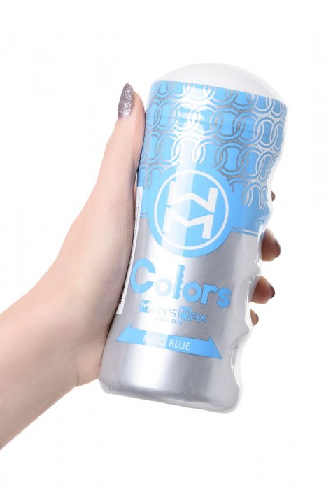 Мультирельефный мастурбатор MensMax Colors - Ring Blue - Men sMax - в Санкт-Петербурге купить с доставкой