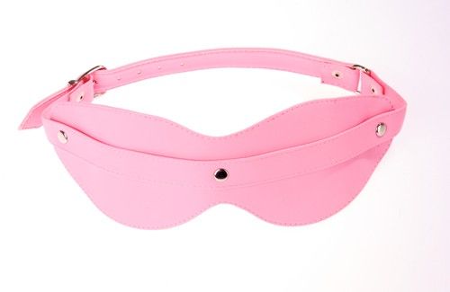 Розовая маска на регулируемом ремешке - Le Frivole - купить с доставкой в Санкт-Петербурге
