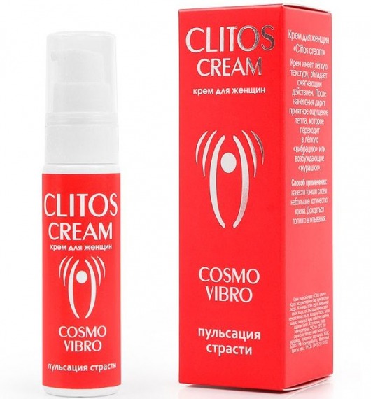 Возбуждающий крем для женщин Clitos Cream - 25 гр. - Биоритм - купить с доставкой в Санкт-Петербурге