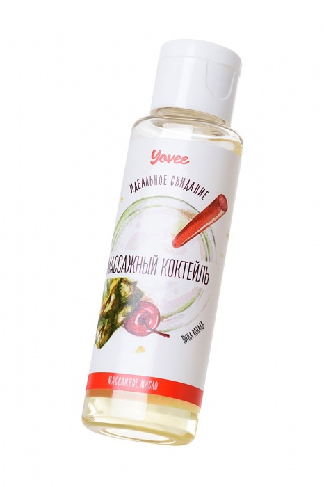 Масло для массажа «Массажный коктейль» с ароматом пина колады - 50 мл. - ToyFa - купить с доставкой в Санкт-Петербурге
