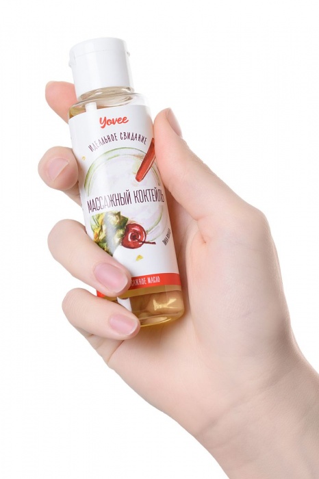 Масло для массажа «Массажный коктейль» с ароматом пина колады - 50 мл. - ToyFa - купить с доставкой в Санкт-Петербурге