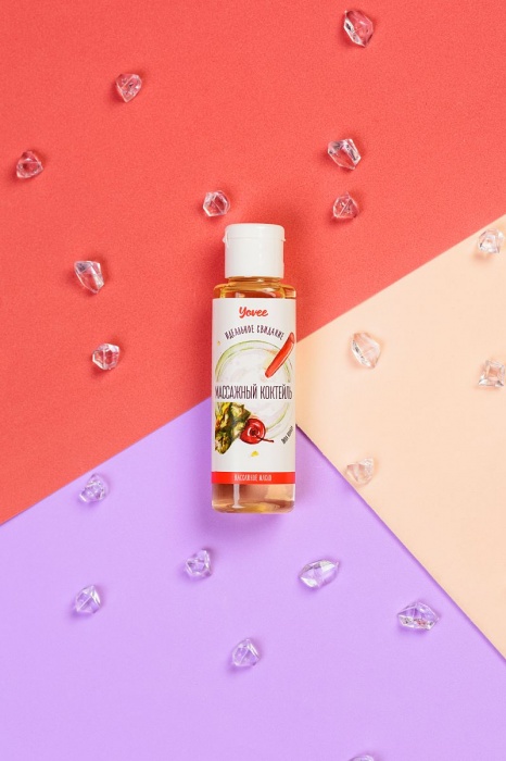 Масло для массажа «Массажный коктейль» с ароматом пина колады - 50 мл. - ToyFa - купить с доставкой в Санкт-Петербурге