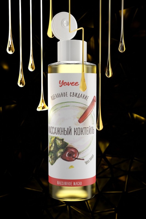 Масло для массажа «Массажный коктейль» с ароматом пина колады - 50 мл. - ToyFa - купить с доставкой в Санкт-Петербурге