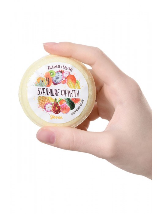 Бомбочка для ванны «Бурлящие фрукты» с ароматом экзотических фруктов - 70 гр. -  - Магазин феромонов в Санкт-Петербурге