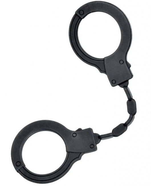 Черные силиконовые наручники A-Toys без ключа - A-toys - купить с доставкой в Санкт-Петербурге