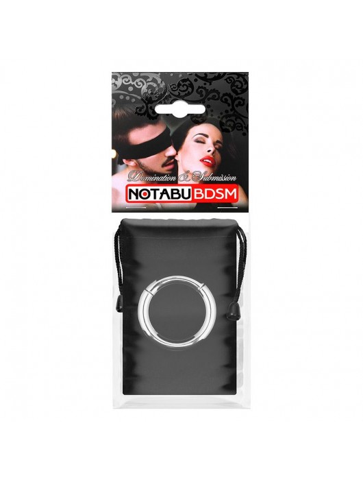 Серебристое среднее эрекционное кольцо на магнитах - Bior toys - в Санкт-Петербурге купить с доставкой