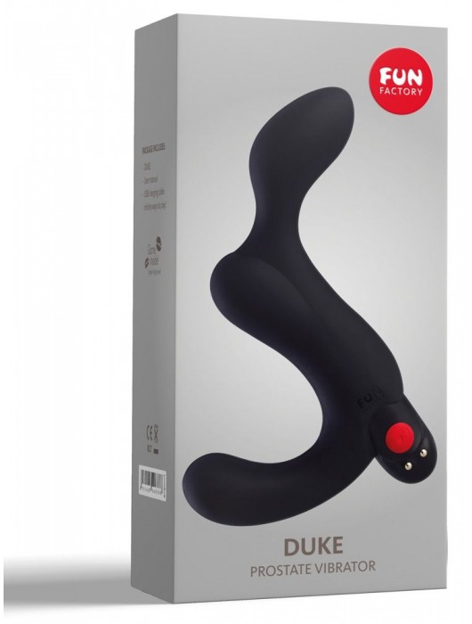 Черный массажёр простаты Duke - Fun Factory - в Санкт-Петербурге купить с доставкой
