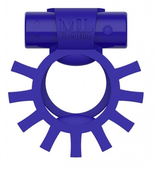 Синее перезаряжаемое эрекционное виброкольцо Super Ring - ML Creation - в Санкт-Петербурге купить с доставкой