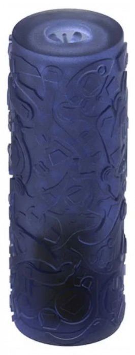 Синий мастурбатор с вибрацией Vertical Attack - ML Creation - в Санкт-Петербурге купить с доставкой