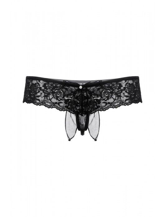 Трусики с бантиком сзади и прорезью - SoftLine купить с доставкой