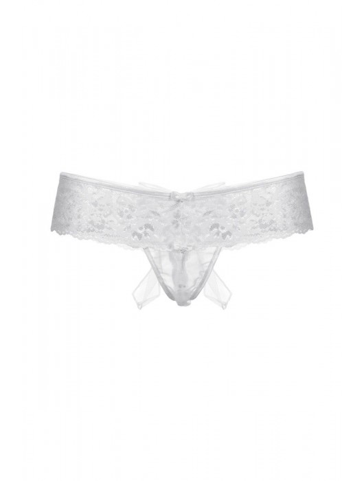 Трусики с бантиком сзади и прорезью - SoftLine купить с доставкой