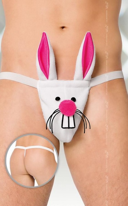 Трусики-стринг с кроликом - SoftLine купить с доставкой