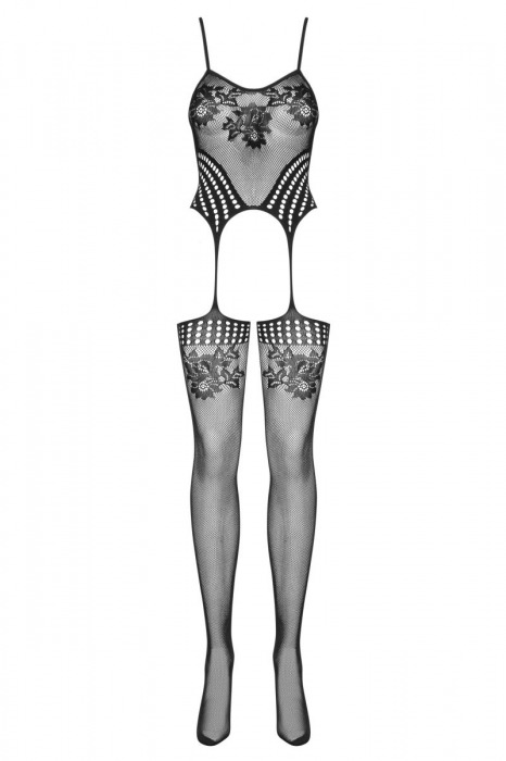 Соблазнительный комбинезон с комбинированным узором - Obsessive купить с доставкой