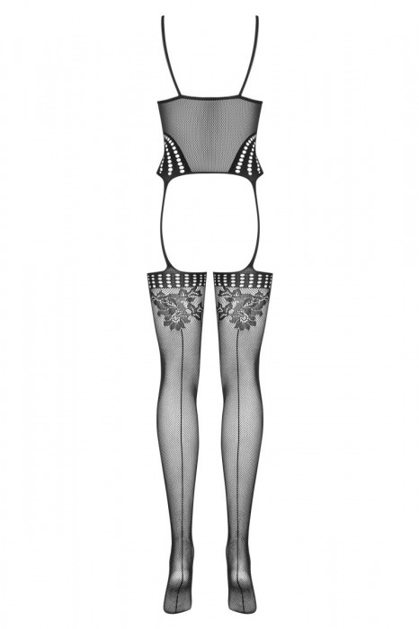Соблазнительный комбинезон с комбинированным узором - Obsessive купить с доставкой