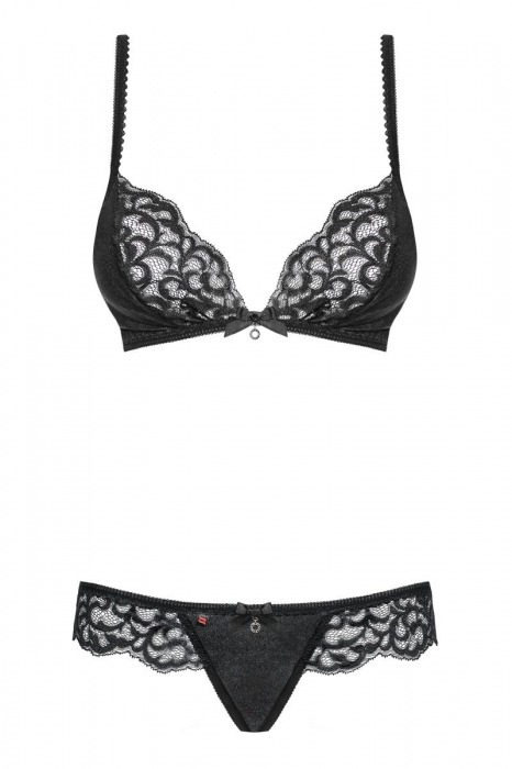 Роскошный комплект кружевного белья Laluna - Obsessive купить с доставкой