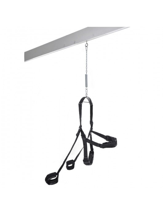 Чёрные секс-качели - Pipedream - купить с доставкой в Санкт-Петербурге