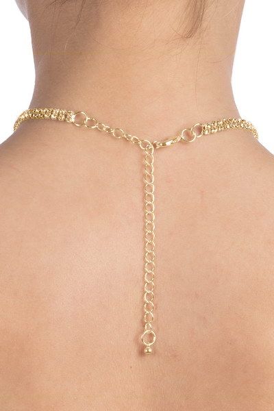 Золотистая цепочка на шею AUDREY - Bijoux Pour Toi купить с доставкой