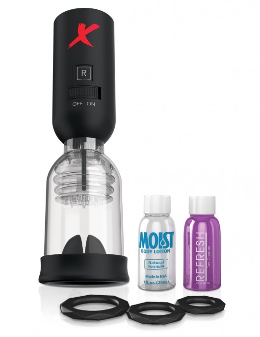 Прозрачный насос Tip Teazer Power Pump - Pipedream - в Санкт-Петербурге купить с доставкой