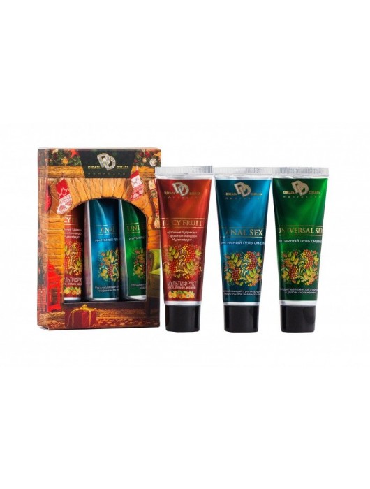Набор интимных гель-смазок для пары - БиоМед - купить с доставкой в Санкт-Петербурге