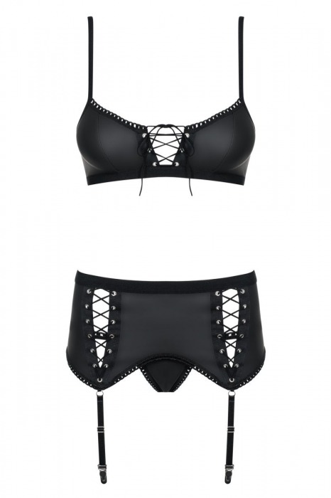 Роскошный комплект белья Redella со шнуровками - Obsessive купить с доставкой