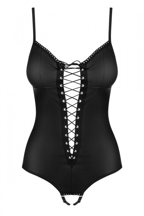Пикантное боди Redella со шнуровкой - Obsessive купить с доставкой