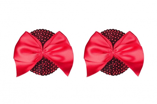 Пикантные пэстисы Giftella с бантиками - Obsessive купить с доставкой