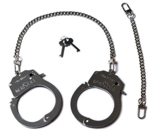 Эксклюзивные наручники со сменными цепями - Le Frivole - купить с доставкой в Санкт-Петербурге