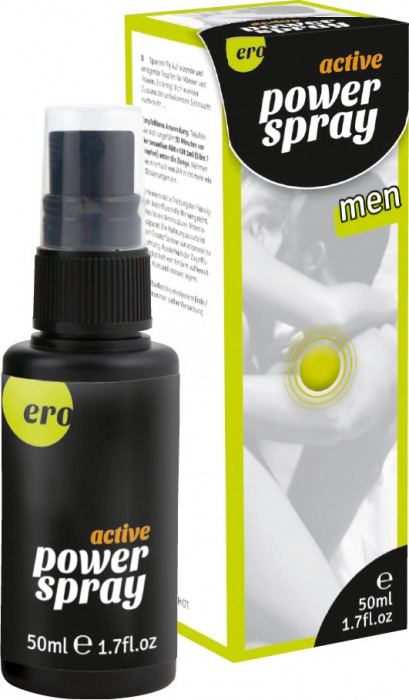 Стимулирующий спрей для мужчин Active Power Spray - 50 мл. - Ero - купить с доставкой в Санкт-Петербурге