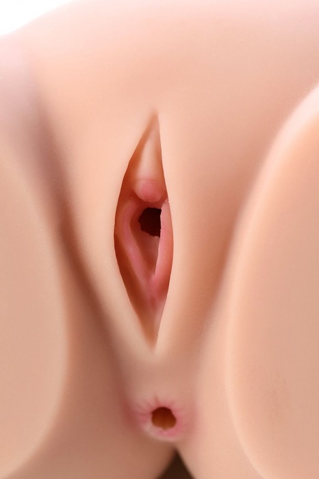 Мастурбатор-полуторс Cherry с вибрацией и двумя любовными тоннелями - KOKOS - в Санкт-Петербурге купить с доставкой