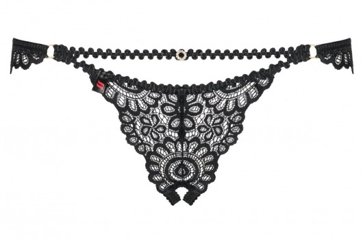 Изящные трусики Mixty с интимным доступом - Obsessive купить с доставкой